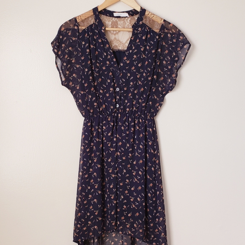 Lush Floral Lace Dress